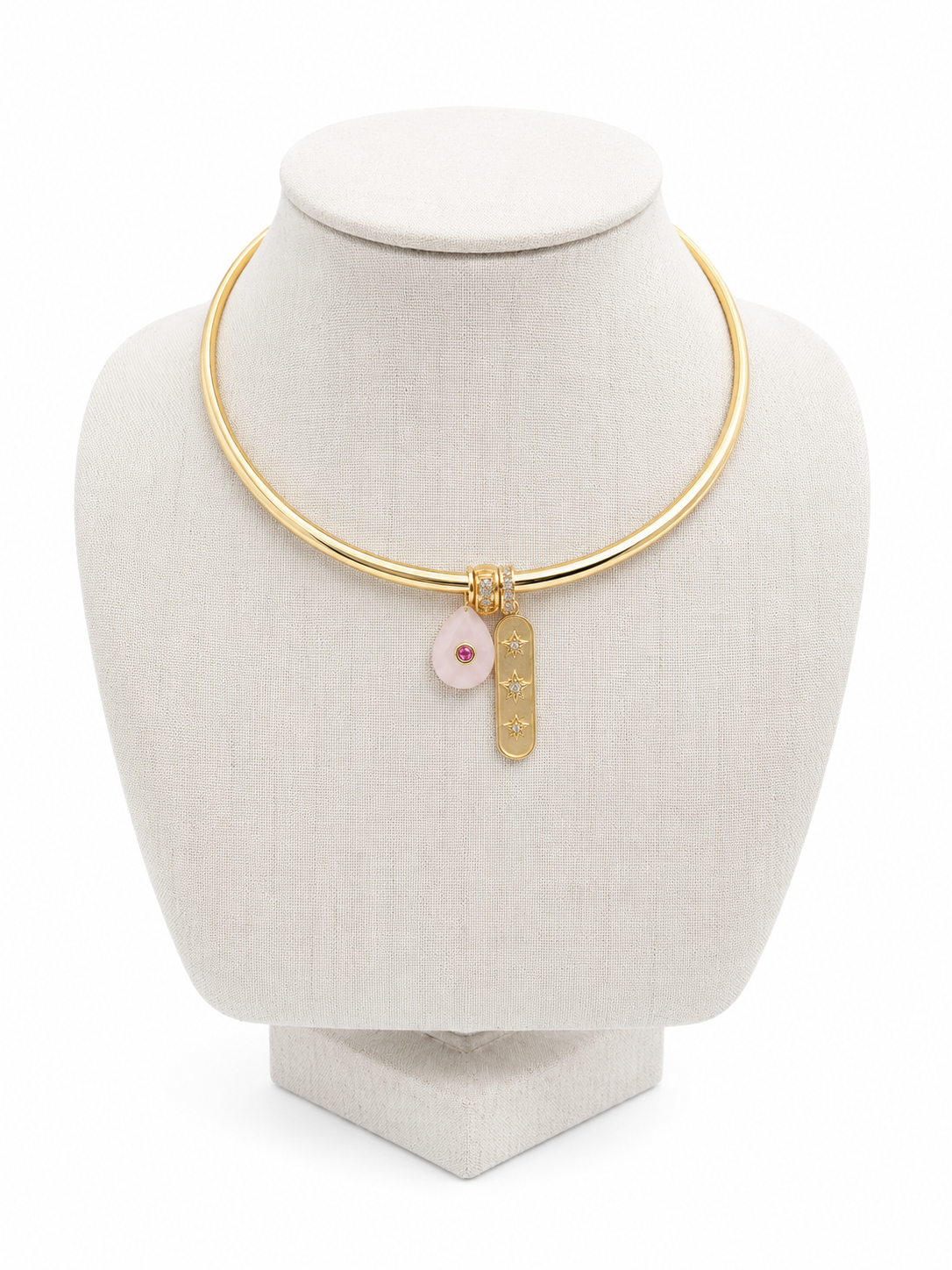 Collar Pink Star Choker