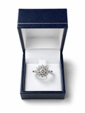 Anillo Diamond Rosette