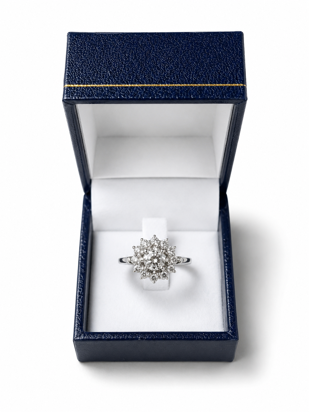 Anillo Diamond Rosette