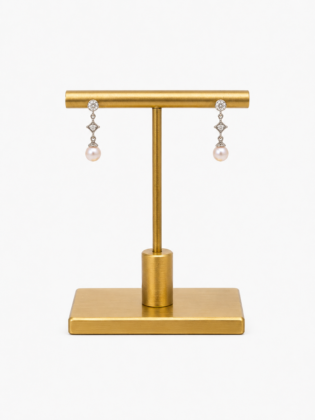Aros Perla Clásica Diamond